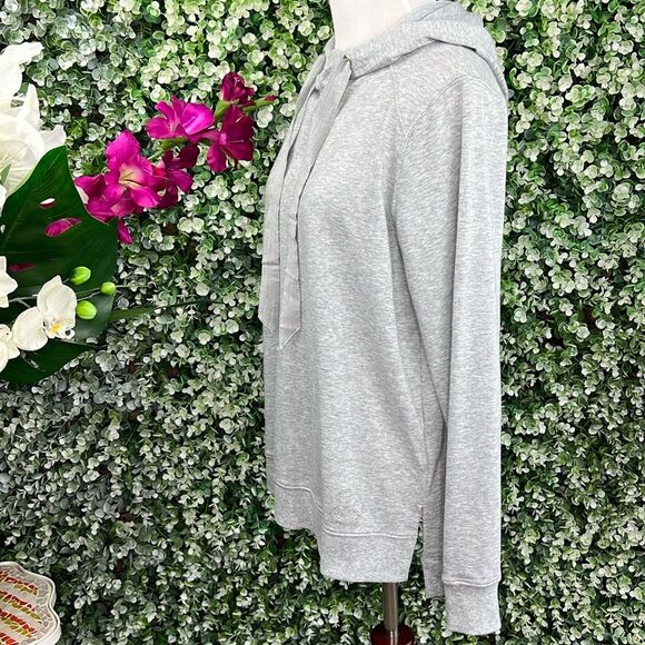 Michael Kors Heather Gray Light Hooded Jacket NWT - Picture 3 of 9